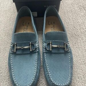 Wallin & Bros, 9M, Light Blue Nubuck shoes
